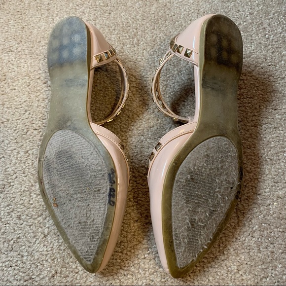 Rampage Studded Nude Flats - Picture 4 of 6